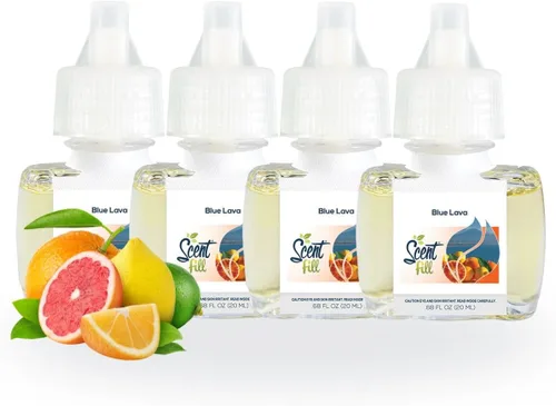 Vista 15 de Scent Fill Ambientador enchufable de sidra de manzana, 4 recambios de aceite perfumado