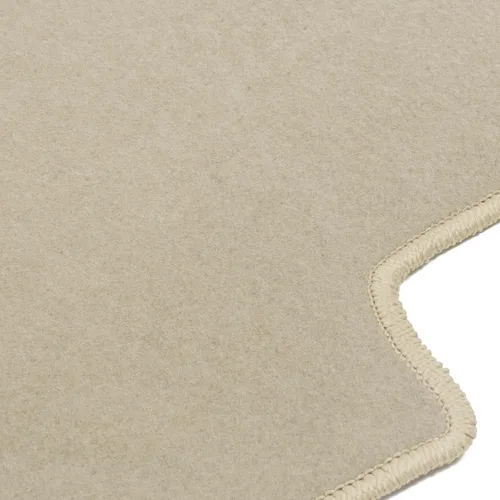 Vista 5 de IKON MOTORSPORTS, tapetes para piso compatibles con BMW F10 Serie 5 Sedán de 4 puertas, 2011-2016, ajuste de fábrica, color beige, de nailon