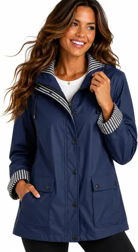 Vista 11 de URBAN REPUBLIC - Chaqueta de lluvia para mujer - Impermeable ligera y cortavientos para mujer (S-3XL)