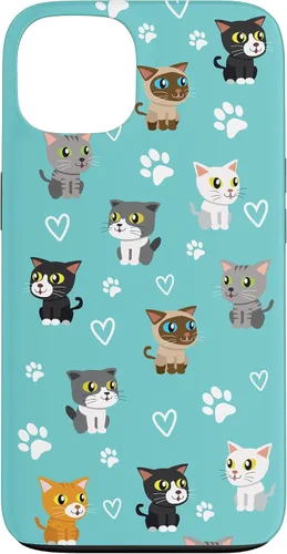 Vista 7 de Funda para iPhone 16 Cat Meow Kitten Kawaii Design Cat Mom