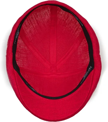 Vista 4 de Sterkowski Ivy Five - Gorra plana de lino 100% natural para hombres y mujeres, súper ligera, 5 paneles sin forro