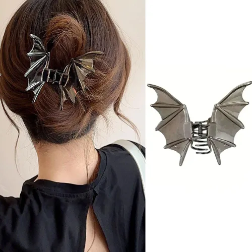 Vista 16 de ROMODIYA Pinza para el pelo de araña, clip de metal negro con diseño, accesorios para el cabello para cabello fino/grueso, gran agarre fuerte