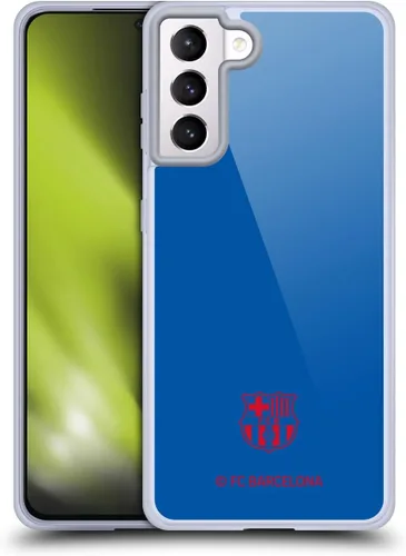 Vista 87 de Head Case Designs Funda de gel con licencia oficial del FC Barcelona Barca Crest Patterns [protección de grado militar] compatible con Google Pixel 3