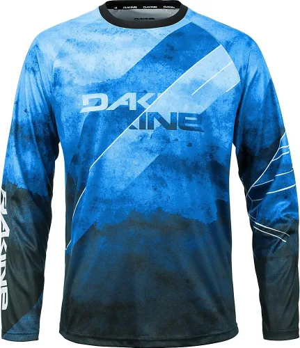 Vista 15 de Dakine Men's Thrillium Long Sleeve Bike Jersey – Breathable MTB Jersey Performance Fabric Equipo Aggy Negro