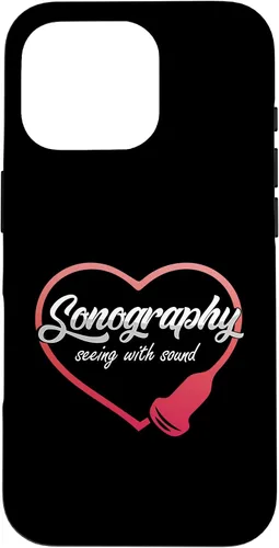 Vista 20 de Sonography Seeing with Sound Ultrasonido Ecografía Medicina Case para iPhone 17