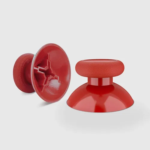 Vista 2 de TOMSIN Joysticks de repuesto para mandos Xbox Series XS, palillos pulgares de goma reales compatibles con el controlador Xbox One (rojo pulso)