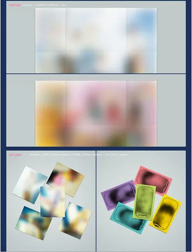 Vista 6 de TXT The Chaos Chapter : Fight or Escape 1st Repackage Album Tomorrow X Together [+Tarjeta fotográfica adicional y pegatina] (Juego