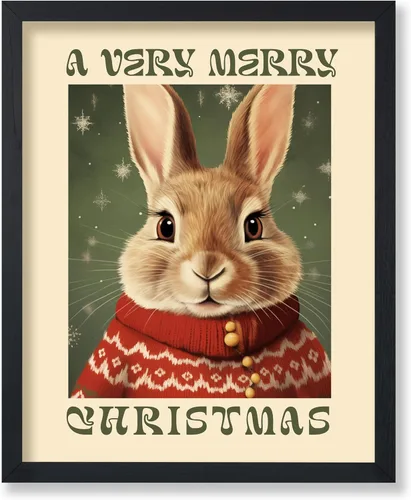 Vista 61 de Poster Master A Holly Jolly - Póster navideño, arte de invierno, diseño de pared moderno, regalo para hombres y mujeres, gran decoración para sala