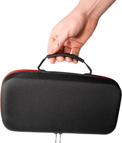 Vista 6 de Fabricko - Funda de viaje para micrófono inalámbrico dual, funda rígida de EVA, protectora, a prueba de golpes, impermeable para exteriores