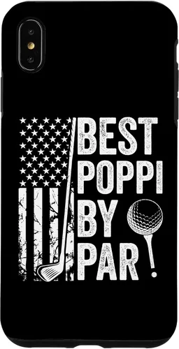 Vista 7 de iPhone 14 Best Poppi By Par USA Flag Golf Father's Day Golfing Dad Case