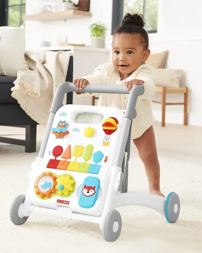 Vista 2 de Skip Hop Andadera para bebé 4 en 1 convertible de sentarse a pararse con luz y más de 40 actividades Explora & Más Edad 6m+