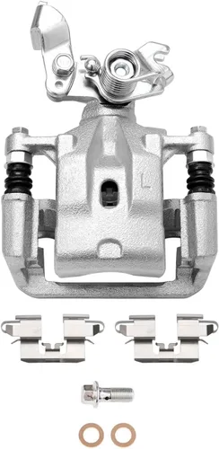 Vista 4 de Detroit Axle - Kit de freno trasero para Ford Fusion Lincoln MKZ Zephyr Mazda 6 Mercury Milan, repuesto de pastillas de freno de cerámica