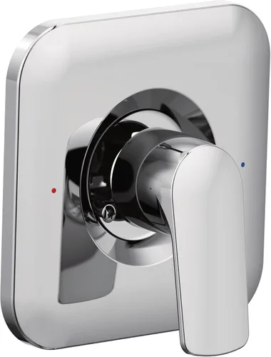 Vista 5 de Moen T2811BN Rizon Posi-Temp - Kit de molduras de ducha modernas para equilibrar la presión, requiere válvula, níquel cepillado