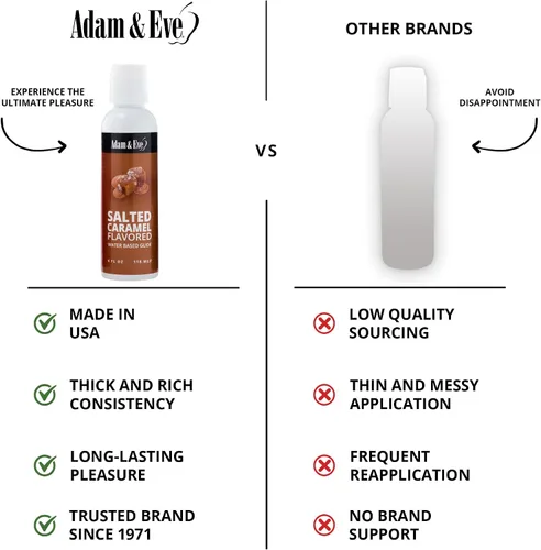 Vista 4 de Adam & Eve Lubricante a base de agua, lubricante personal, lubricante de larga duración no pegajoso y sin manchas para hombres, regalos para mujeres