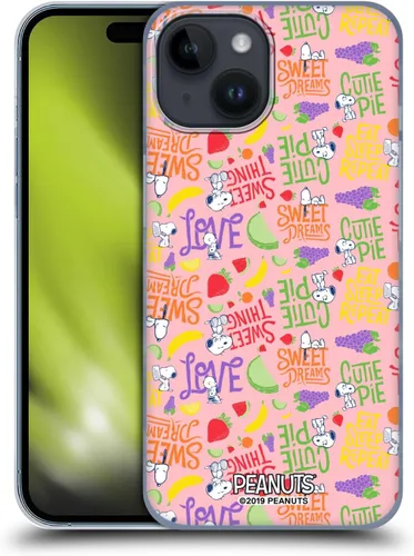 Vista 20 de Head Case Designs Funda rígida con licencia oficial de Peanuts Charlie y Snoopy Naturally Sweet compatible con Apple iPhone 7/8/SE 2020 y 2022