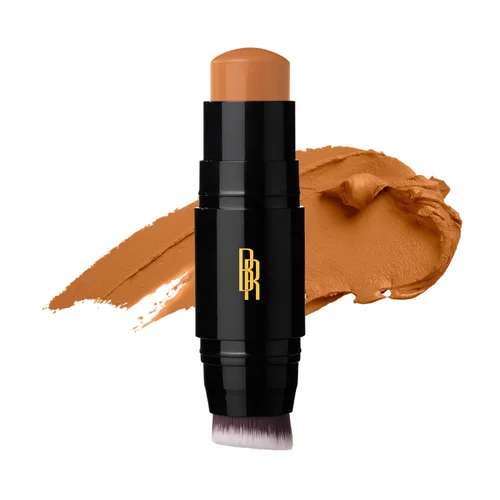 Vista 13 de Base de maquillaje en barra Black Radiance Color Perfect con aplicador de cepillo suave en dúo – Fórmula versátil, construible, mezclable y rica