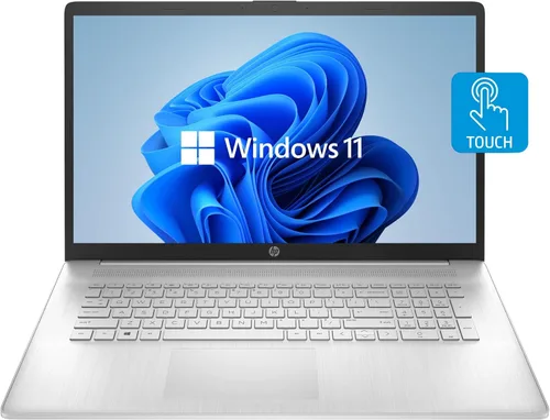 Vista 7 de HP Portátil de 17.3 pulgadas, pantalla FHD 1920 x 1080, Windows 11 Pro, AMD Ryzen 5 7430U, estudiantes y negocios, memoria de 32 GB, SSD de 1 TB