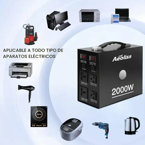 Vista 5 de Convertidor de voltaje Transformador de 110 V a 220 V/220 V a 110 V Convertidor de voltaje universal internacional de Estados Unidos a Europa