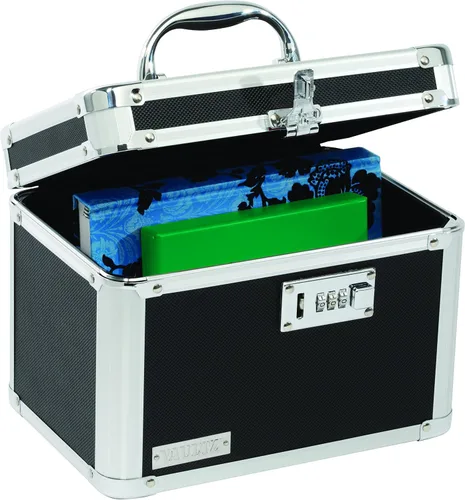 Vista 19 de Vaultz Cajas de seguridad seguras – Caja de seguridad segura con combinación, almacenamiento para documentos, objetos de valor, medicamentos