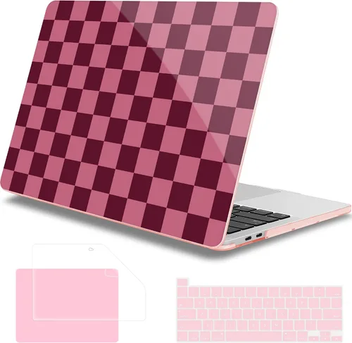 Vista 25 de Mektron Funda para MacBook Pro de 13 pulgadas 2022 2021 2020 versión A2338 M2 M1 A2289 A2251, cubierta rígida de plástico impresa para MacBook Pro