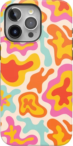 Vista 113 de Casely Funda para iPhone 14 Pro Viva La Vida Frida Kahlo Collage Floral Compatible con MagSafe Diseño protector audaz