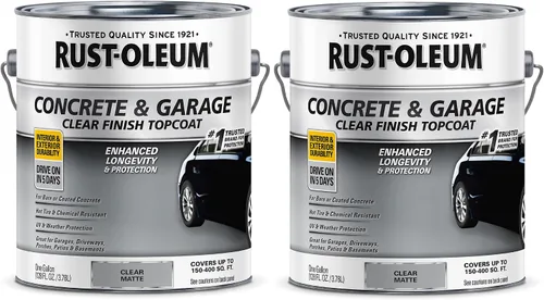 Vista 35 de Rust-Oleum 225359-2PK - Pintura e imprimación para pisos de concreto y garaje, galón, gris armadura satinada, paquete de 2