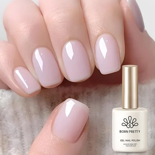 Vista 31 de Born Pretty - Esmalte de gel blanco lechoso, color blanco gelatina