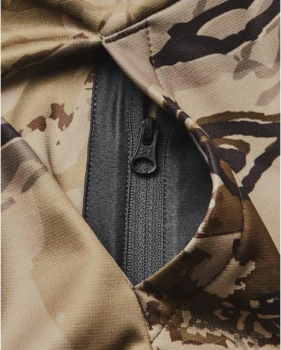 Vista 8 de Under Armour Armourfleece Storm Camo - Sudadera con capucha con cremallera para mujer