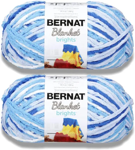 Vista 16 de Bernat Hilado para Manta Bright, Pow Púrpura Púrpura Pow