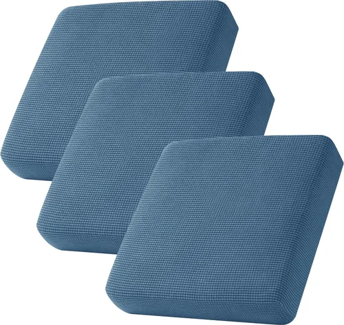 Vista 105 de CHUN YI - Funda elástica para cojín de sofá mediano, funda de asiento de sofá para mascotas, adecuada para sillón y sofá biplaza con tela lavable