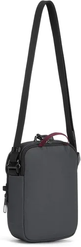 Vista 4 de Pacsafe Metrosafe X - Bandolera compacta antirrobo, se adapta a tabletas de 8 pulgadas, color pizarra, Pizarra