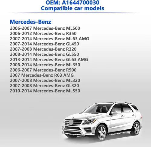 Vista 2 de Tapa de gasolina para Mercedes-Benz ML500 R350 ML63 AMG GL450 R320 GL550 GL63 ML550 GL63 ML350 R500 R63 AMG ML320 GL320 ML550, A1644700033 0 64.6 in