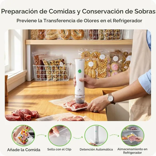 Vista 2 de Sellador al vacío para alimentos: 30 bolsas selladoras al vacío
