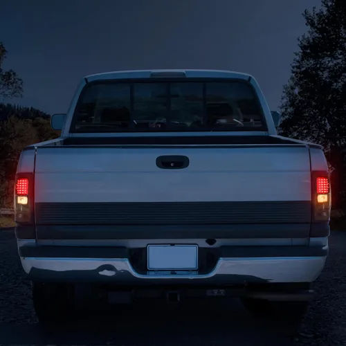 Vista 5 de Luces traseras LED para RAM 1500 1994-2001, luces traseras LED negras ahumadas para Dodge RAM 1500/2500 / 3500 1994 1995 1996 1997 1998 1999 2001
