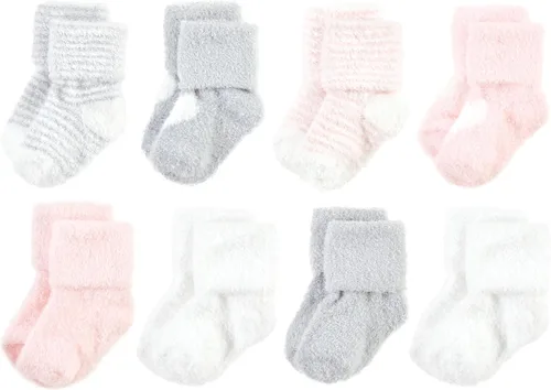 Vista 92 de Hudson Baby - Calcetines de algodón para bebés recién nacidos y Terry para niñas bebés