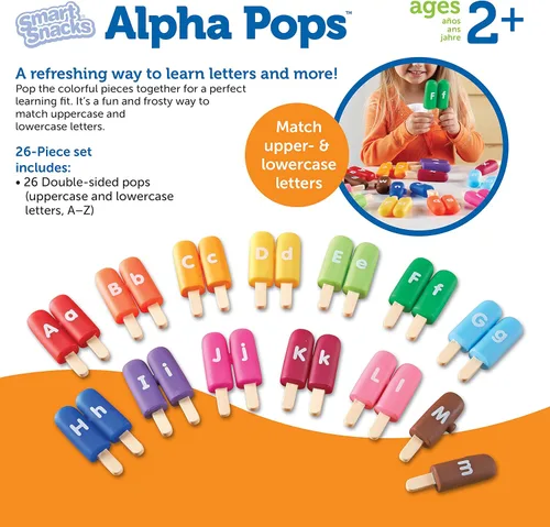 Vista 7 de Recursos para el aprendizaje inteligente, meriendas Alpha Pops, 26 piezas