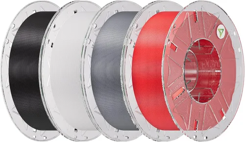 Vista 11 de Creality Hyper PLA Filamento 1.75mm, filamento RFID para impresora 3D PLA de alta velocidad 30-600mm/s, 1kg(2.2lbs)/carrete Filamento compatible