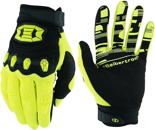 Vista 11 de Seibertron - Guantes unisex para bicicleta BMX MX ATV MTB, guantes para bicicleta de montaña, ciclismo, todoterreno/Dirt Bike, guantes de carretera