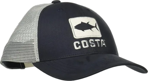 Vista 5 de Costa Del Mar Marlin Waves Trucker para hombre Negro