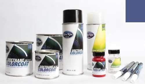 Vista 3 de ColorRite Aerosol Pintura de retoque automotriz para Chevrolet Cruze – Atlantis azul metálico GWY/WA106V – paquete económico