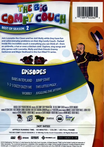 Vista 2 de The Big Comfy Couch, the Best of Season 2 DVD 6 Episodes