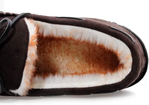 Vista 3 de shoeslocker Pantuflas para hombre cálidas y cómodas de felpa