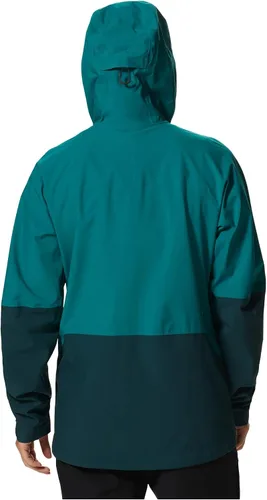Vista 3 de Mountain Hardwear - Chaqueta de ozonic elástica para mujer, impermeable, transpirable para senderismo, mochila y todos los días