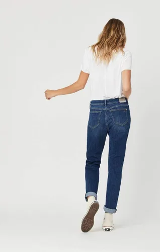Vista 3 de Mavi Jeans ajustados estilo boyfriend de talle alto Kathleen para mujer