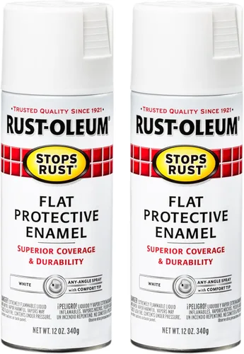 Vista 131 de Rust-Oleum 7776830 - Pintura en aerosol para prevención del óxido, 12 onzas, negro plano