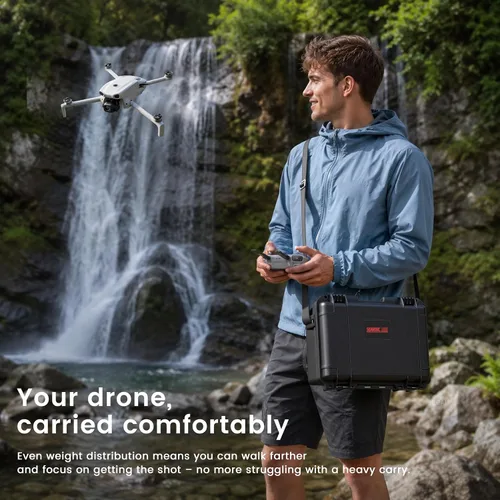 Vista 6 de Funda para DJI Lito X1/1 Accesorios,Funda impermeable de transporte para RC 2/N3