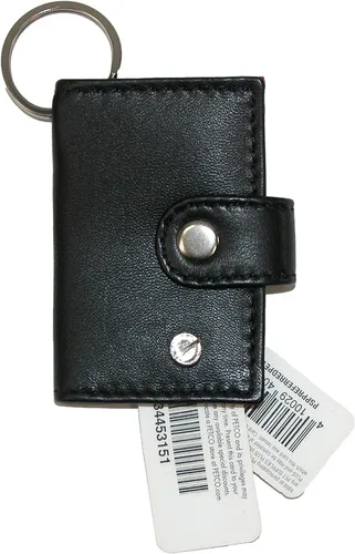 Vista 3 de CTM Cartera de cuero para llavero con tarjeta de escaneo (paquete de 3)