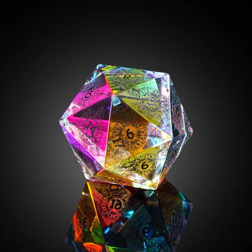 Vista 31 de UDIXI Juego de dados de piedras preciosas de amatista, dados DND de piedra de cristal D&D con estuche de regalo para juegos de rol y juegos de mesa