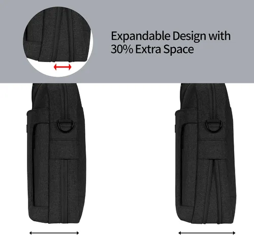 Vista 5 de Bolso de hombro para laptop de negocios para portátil 14-15-15.4-15.6-16 13-16 pulgadas