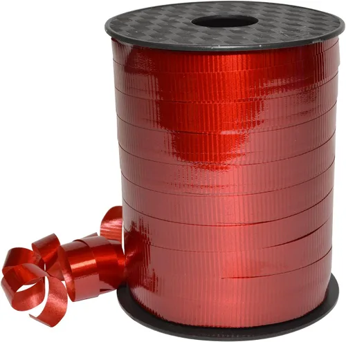 Vista 5 de Morex Ribbon 18310/250-607 Lucky Glossy Cinta rizadora, esmeralda, 3/8" x 250 yardas
